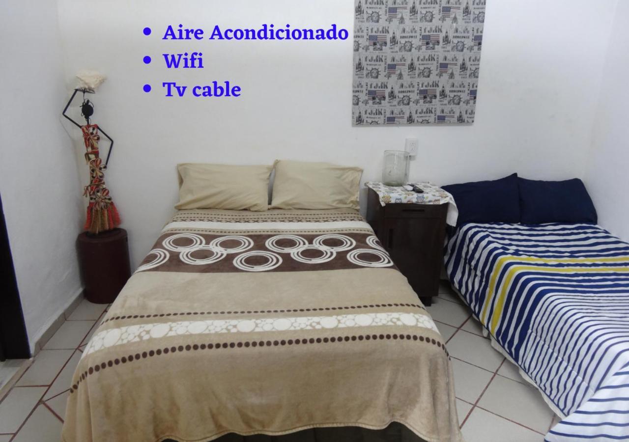 Habitaciones-Comodas-Aire-Wifi-Tv-Cerca De Playa-!!Excelente Precio II Manzanillo Buitenkant foto